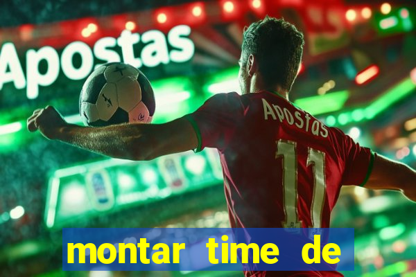 montar time de futebol site