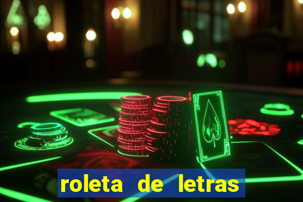 roleta de letras stop online