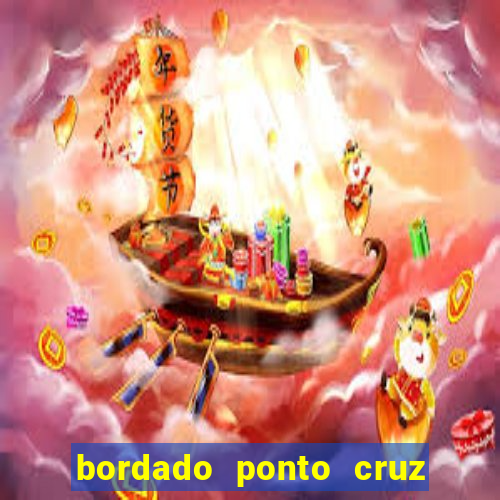 bordado ponto cruz do corinthians