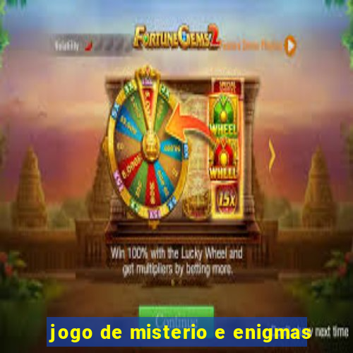 jogo de misterio e enigmas