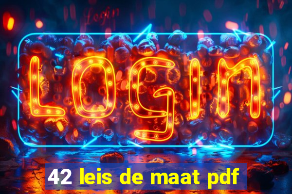 42 leis de maat pdf