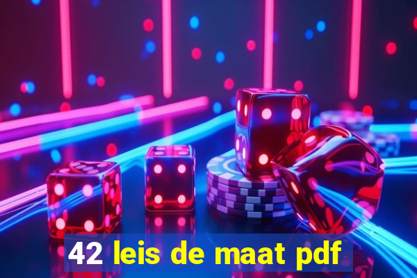 42 leis de maat pdf