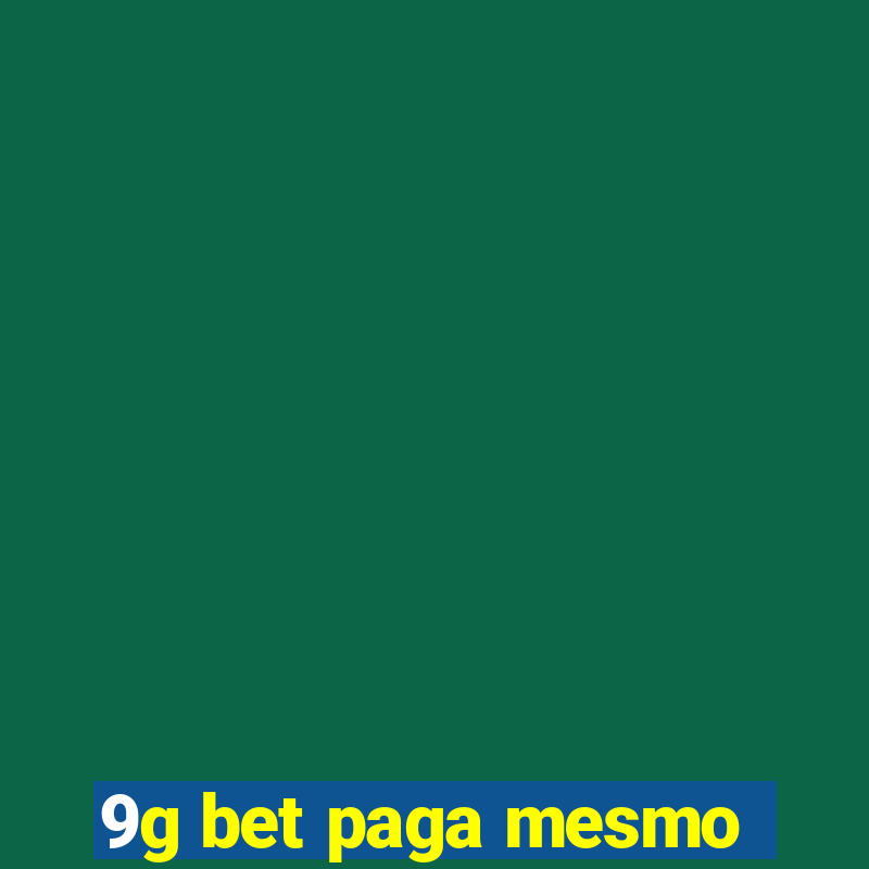 9g bet paga mesmo