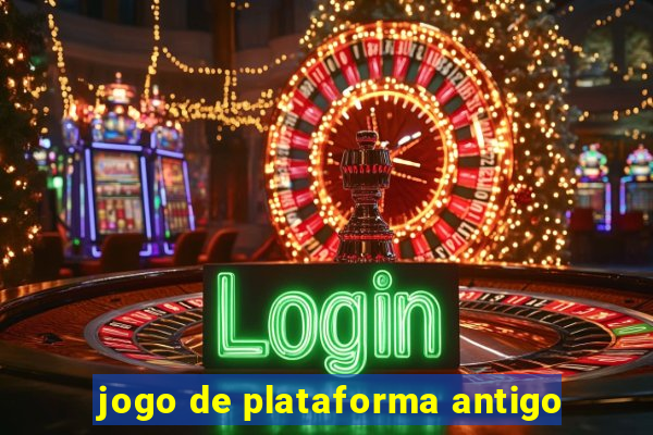 jogo de plataforma antigo