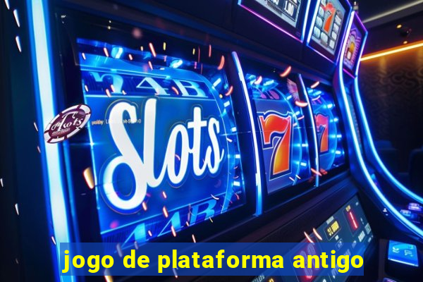 jogo de plataforma antigo