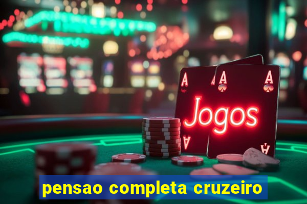 pensao completa cruzeiro