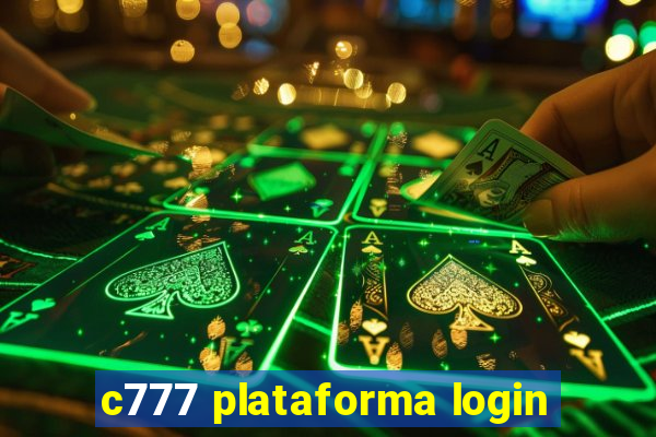 c777 plataforma login