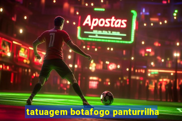 tatuagem botafogo panturrilha