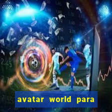 avatar world para colorir e imprimir