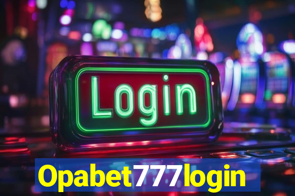 Opabet777login