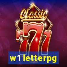 w1 letterpg