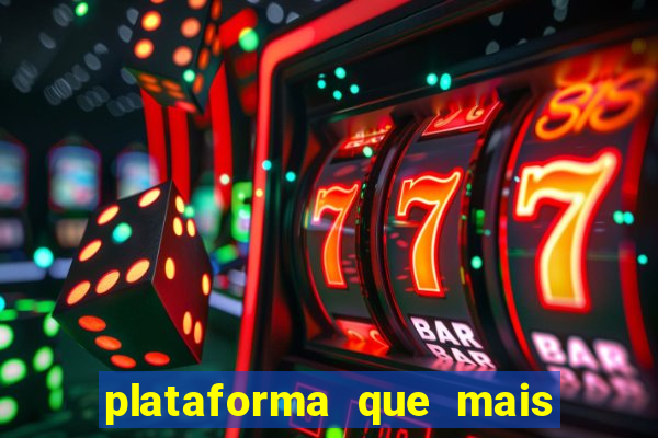 plataforma que mais paga no fortune tiger