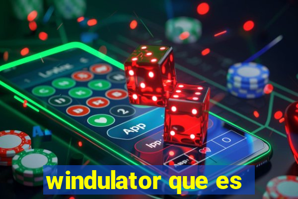 windulator que es