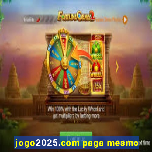 jogo2025.com paga mesmo