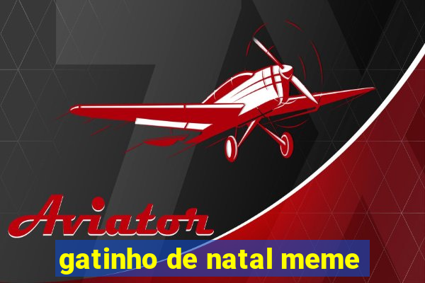 gatinho de natal meme