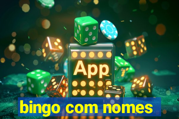 bingo com nomes