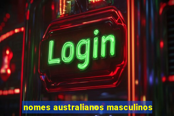 nomes australianos masculinos