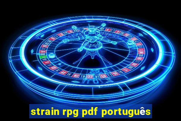 strain rpg pdf português