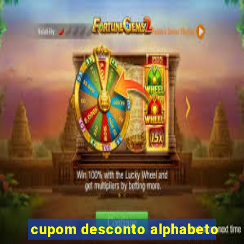 cupom desconto alphabeto